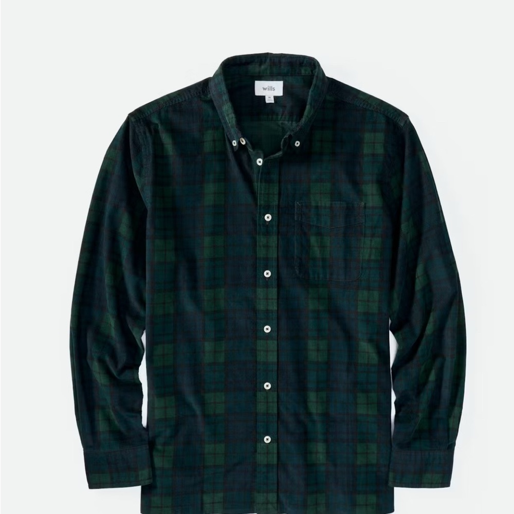 Huckberry Wills fine corduroy shirt